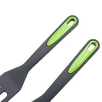 Ensemble de 2 spatules de cuisine en silicone résistantes aux hautes températures, antiadhésives, pour brownies, œufs, steaks, ustensiles de cuisine ménagers