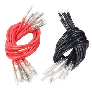 Tombol tekan 2 Pin 2.8mm/4.8mm kabel kawat gaya HAPP tombol SANWA kabel saklar untuk Jamma Arcade USB Encoder tali pengaman - Product Image 3