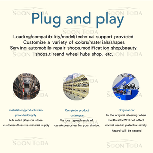 Volante para <span class=keywords><strong>BMW</strong></span> M F10 F20 X1 F21 F30 M4 M2 F87 E90, Personalizado con Inserciones de Fibra de Carbono Negra, Remos Estrechos Rojos, Forro Rojo - Product Image 6