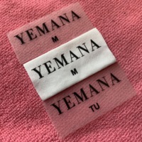 Étiquette de transfert par presse à chaud à l'intérieur du collier de conception gratuite, étiquette de transfert thermique de taille de marque de dimension de litière