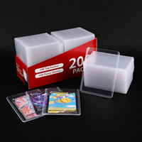 Lot de 35 protège-cartes rigides en PVC de 3x4 pouces, pochettes transparentes pour cartes de sport, personnalisables