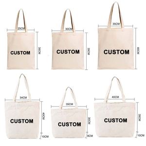 Custom Cotton Tote <b>Bag</b> Plain Canvas Shoulder Shopping <b>Bags</b> for Promotional Gifts - Product Image 4
