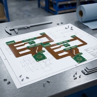 Services de conception de PCB/PCBA FR4-021 avec fichiers Gerber, schémas et nomenclature pour applications de communication (épaisseur 1,0 mm)