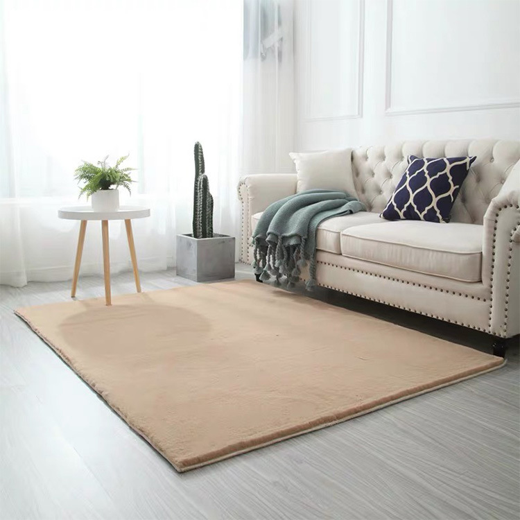 wholesale fluffy long hair soft and comfortable rug mat faux fur carpet