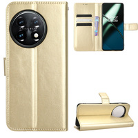 Étui portefeuille de luxe en cuir PU Crazy Horse avec sangle pour téléphones OnePlus 6 7 8 9 10 11 12 R T Pro – Collection 2026