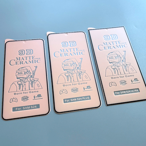 Chất Lượng Cao 9D Phẳng Frosted Gốm Phim Bảo Hiểm Đầy Đủ Màn Hình Bảo Vệ Cho Iphone 15 Pro Max Đối Với Samsung S24 S25 - Product Image 5