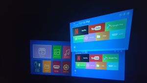 Proyector Portátil Parnassus HY300pro 4K Ultra HD Inalámbrico con Pantalla de Pared Lámpara LED 3D para Sala de Estar - Product Image 6