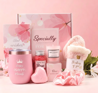 Valentijnsdagcadeaus voor vrouwen, vrouw, moeder, vriendin, dochter, vriendin, vriend, zelfzorgpakket, roestvrijstalen beker cadeauset