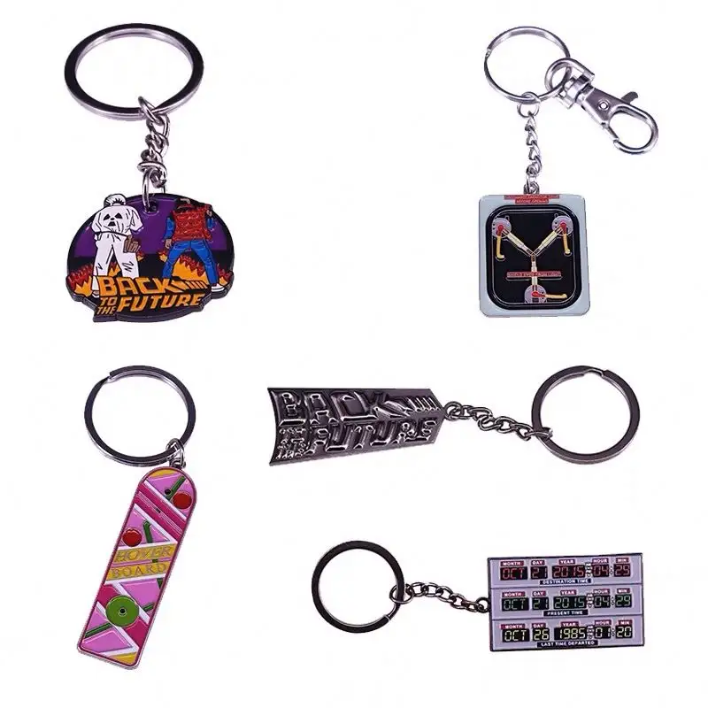 High Quality Custom Logo Metal Keychain Holder Car Accessories Keychains Key ring Enamel Key Chain