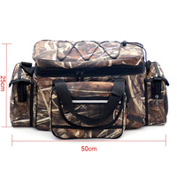 Sac de pêche multifonctionnel imperméable en nylon de grande capacité, sac de pêche à la carpe, sac à bandoulière pour canne à pêche