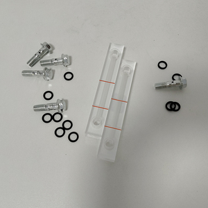 Jauge de niveau d'huile pour compresseur Manny YJ-110 avec fenêtre en verre transparent pour une surveillance précise - Product Image 1