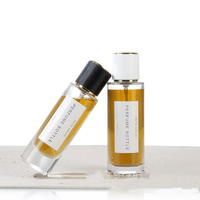 Flacon vaporisateur de luxe en verre dépoli transparent 20 ml, forme cylindrique, avec pompe, couleur et logo personnalisables, pour cosmétiques et parfums