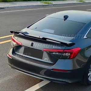 Civic Rear Trunk Spoiler Glossy <b>Black</b> TR Style Car Rear Spoiler Rear Trunk <b>Wing</b> for Honda Civic 11th Gen 2022 Car Accessories - Product Image 3
