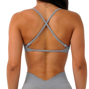 CIYING <span class=keywords><strong>Sujetador</strong></span> deportivo sin espalda <span class=keywords><strong>para</strong></span> mujer, <span class=keywords><strong>para</strong></span> gimnasio y yoga, con logo personalizado, sin costuras, venta al por mayor - Product Image 1