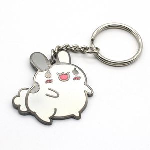 Llavero de Anime Personalizado de Aleación de Hierro y Zinc, Llavero de Metal 2D con Esmalte Suave y Resina Epoxi, Diseño de Manga Japonés Sailor Moon con Vestido Morado - Product Image 3