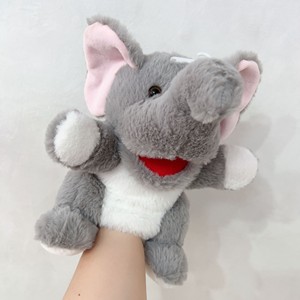 New mở-miệng rừng động vật tay con rối trẻ em giáo dục Rag búp bê phim hoạt hình con rối ngón tay bán buôn Thú nhồi bông đồ chơi - Product Image 2