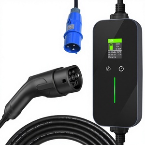 แท่นชาร์จรถยนต์พลังงานใหม่แบบเสียบปลั๊ก AC 220V พร้อมระบบป้องกันไฟรั่ว ติดผนัง รองรับการใช้งานบนรถยนต์ 32A/40A/48A - Product Image 1