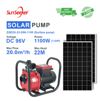 Pompe à eau centrifuge de surface à haut débit alimentée par énergie solaire CC pour l'irrigation agricole, vente en gros d'usine