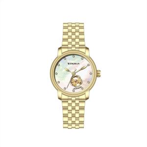 Montre-bracelet mécanique pour femme en acier inoxydable, nouvelle conception 2020, vente en gros, personnalisable, haute qualité, étanche - Product Image 5