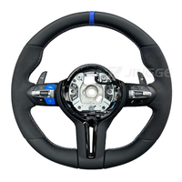 Volant de voiture en cuir amélioré pour BMW M3 M4 M5 M6 F30 F10 F15 F60 F01 F20 F22 F31 F32 E70 E71 E90 E92 X1 X2 X3 X4 X5 X6