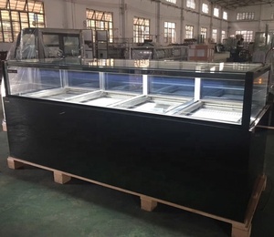 Nhiệt Độ Và Độ Ẩm Kiểm Soát Sô Cô La Hiển Thị Máy Làm Lạnh Tủ Vuông Kính Showcase Tủ Lạnh - Product Image 1