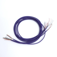 Fil émaillé multicolore pour écouteurs Bluetooth, câble audio électronique en PVC avec microphone, faisceau de câbles multiconducteurs