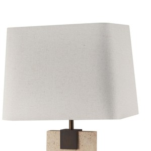 Lámpara de mesa rectangular moderna con luz LED E27 y control de interruptor para el hogar, sala de estar, dormitorio, recepción de hotel. - Product Image 3