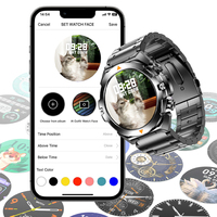 Montre connectée D01, étanche IP68, Bluetooth 5.3, appels, 100 modes sportifs, moniteur de fréquence cardiaque, moniteur d'oxygène sanguin, moniteur de sommeil, tracker d'activité physique