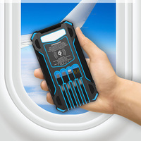 Banque d'alimentation solaire transfrontalière à trois volets 20000 mAh, coque pliable, portable d'extérieur, grande capacité, sortie USB-A, alimentation mobile