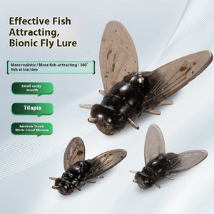 Leurre de pêche imprimé en PVC souple – Hameçons artificiels pour la pêche en eau salée, poisson-chat, brochet, carpe argentée, utilisation en lac/rivière - Product Image 2