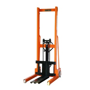 Apilador Hidráulico Manual ROHO, Elevador Manual de Paletas, Capacidad de 1T, Máquina de Elevación para Manejo de Materiales en Almacenes y Muelles de Carga, GKS GKS - Product Image 3