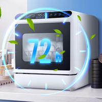 Lave-vaisselle domestique à faible consommation d'énergie Commercial Portable Mini lave-vaisselle de comptoir automatique polyvalent intelligent
