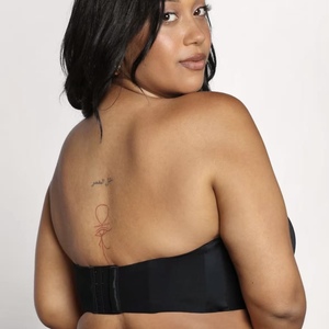 Reggiseni a Mezza Coppa Sexy, Comodi e Traspiranti di Alta Qualità per Donne, Reggiseni <span class=keywords><strong>Push</strong></span>-<span class=keywords><strong>Up</strong></span> Sottili <span class=keywords><strong>Senza</strong></span> <span class=keywords><strong>Spalline</strong></span> Regolabili, Tinta Unita, Taglie Forti - Product Image 3