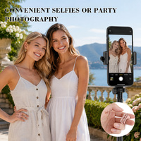 Bague Intelligente Télécommande sans Fil pour Déclencheur d'Appareil Photo, Contrôle au Bout des Doigts, Mini Compatible avec iPhone et Android pour Vidéos en Direct TikTok
