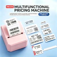 Untuk Printer Label Thermal Mini 58mm dengan Baterai 1500mAh 203DPI - Tersedia di Stok