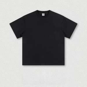 เสื้อยืดผู้ชาย S1708 305GSM ทรงโอเวอร์ไซส์ ผ้าคอตตอนถักเนื้อหนา 100% ระบายอากาศได้ดี เป็นมิตรต่อสิ่งแวดล้อม ไม่เป็นขุย คุณภาพสูง - Product Image 4