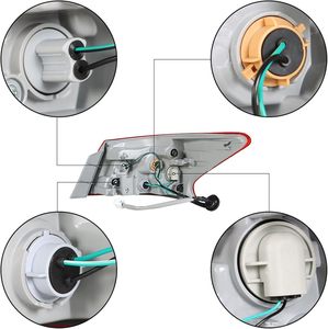 Luces Traseras para Nissan Sentra Versión 2016 2017 2018 <span class=keywords><strong>2019</strong></span>, Calaveras Traseras, Luces de Freno, Luces de Reversa - Product Image 2