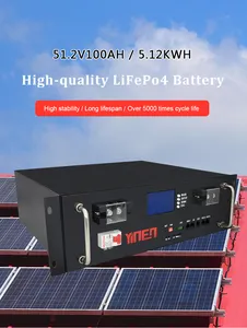 Preis 48 v 5000 w 10000 w 15000 w 20000 w batteriepack tiefzyklus-lithium-ionen-rechargeable lifepo4-batteriepack mit rack