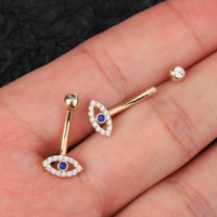 Gaby Fine Jewelry Anneaux de nombril en argent sterling 925 avec cœur externe Fashion Piercing Nombril Ombligo Jewelry Bulk