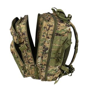 Sac à dos tactique unisexe de 45 L à motif camouflage, grand sac à dos d'exploration en plein air pour la randonnée, le camping et le trekking - Product Image 5