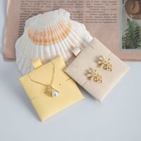 Pochette en microfibre velours ZXF recyclable 6*6 personnalisée pour pendentifs, boucles d'oreilles, cartes cadeaux et emballages de bijoux