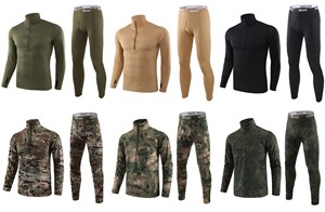 6 colores ESDY nuevo estilo deportes al aire libre traje de lana cuadrada entrenamiento táctico <span class=keywords><strong>ropa</strong></span> <span class=keywords><strong>interior</strong></span> <span class=keywords><strong>térmica</strong></span> - Product Image 6