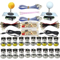 8way 5pin joystick bouton led arcade zero delay diy kit encodeur usb pour pc joystick
