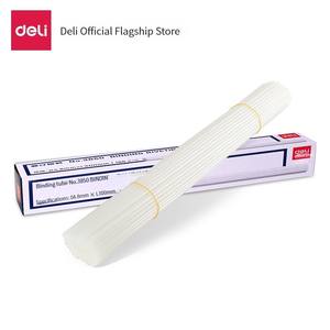 Deli 3858 Máquina de encuadernación financiera Tubo de plástico transparente Manguera de fusión en caliente Consumibles de remachado de alta calidad - Product Image 2