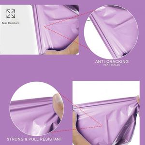 Wholesale High Quality <b>Waterproof</b> Mailer Bag with Custom Printed Brand Logo Black Poly Mailer Plastic Shipping Bags for Clothes - Product Image 2