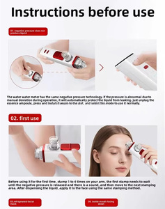 Dispositivo Hydra no invasivo Sistema de infusión de electroporación Penetración de vitamina C Máquina de microcorriente para blanquear la piel - Product Image 3