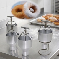 Machine manuelle à beignets avec fonction de remplissage et d'extrusion, pour boulangerie, légère, haute capacité (300 pièces/heure), à base de farine, facile à utiliser