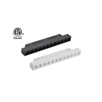 Lumière de grille magnétique anti-éblouissement 6W 12W 18W LED DC48V Lumières de piste carrées COB Zigbee Dim Système intelligent en aluminium Garantie 5 ans