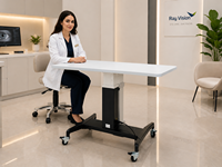TB-S250 Motorized Ophthalmic Table Height Adjustable 65-84cm Waterproof Scratch-Resistant Top Slit Lamp Instrument Desk