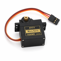 Vente en gros de micro-servo numérique à engrenages métalliques 13,5 g TS90MD 4,8-6 V OEM pour voitures RC, bateaux, hélicoptères, robots, modèles, pièces de moteur pour loisirs